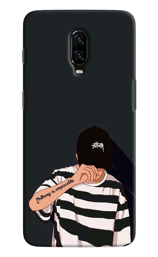 Aesthetic Boy Oneplus 6T Hard Case Back Cover by Casekaro