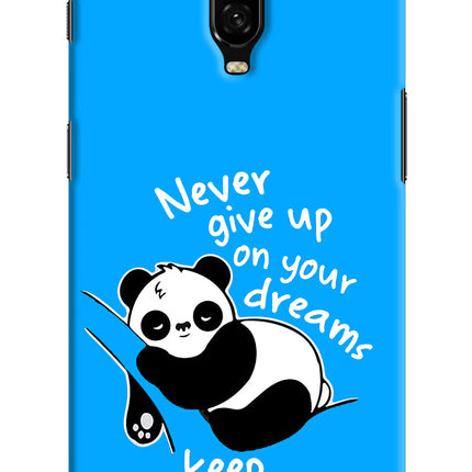 Keep Sleeping Oneplus 6T Hard Case Back Cover by Casekaro