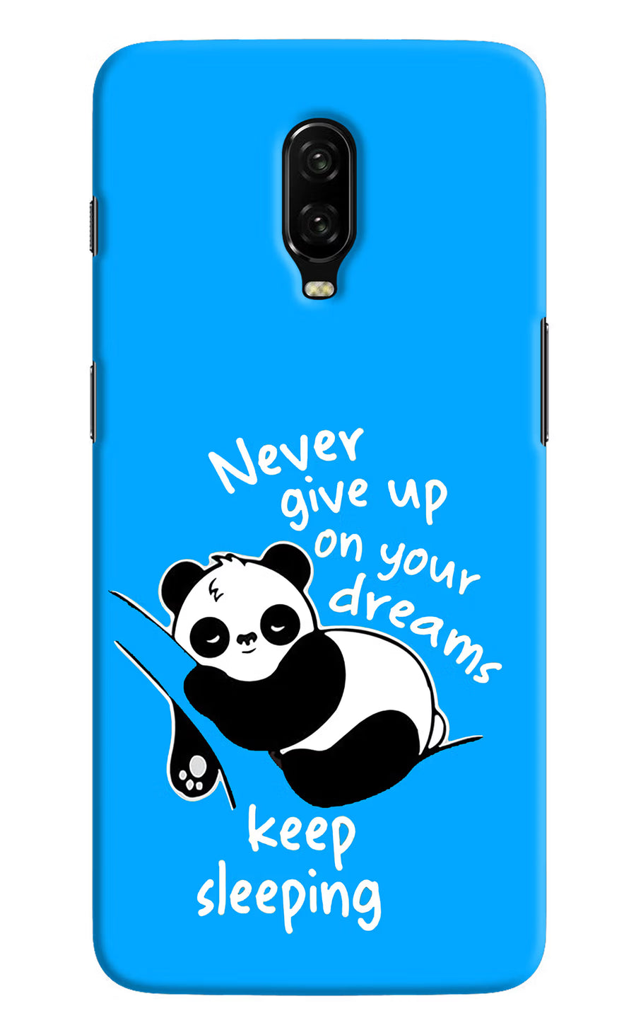 Keep Sleeping Oneplus 6T Back Cover, Hard case