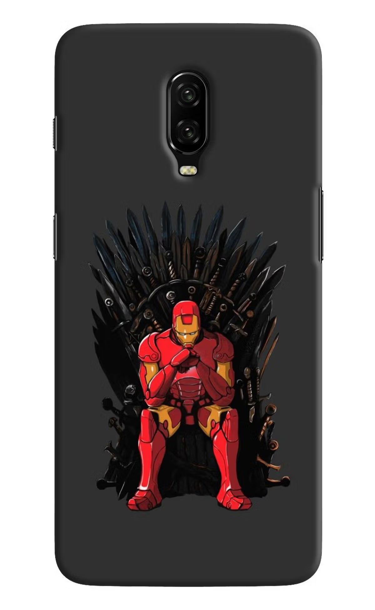 Ironman Throne Oneplus 6T Hard Case Back Cover by Casekaro
