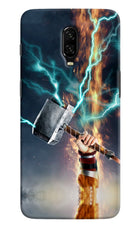 Thor Hammer Mjolnir Oneplus 6T Hard Case Back Cover by Casekaro