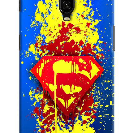 Superman logo Oneplus 6T Hard Case Back Cover by Casekaro