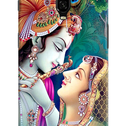 Lord Radha Krishna Oneplus 6T Hard Case Back Cover by Casekaro