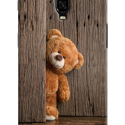 Teddy Wooden Oneplus 6T Hard Case Back Cover by Casekaro