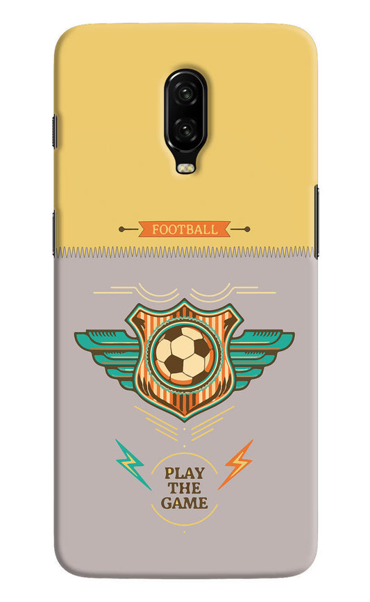 Football Oneplus 6T Hard Case Back Cover by Casekaro