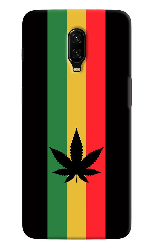Weed Flag Oneplus 6T Hard Case Back Cover by Casekaro