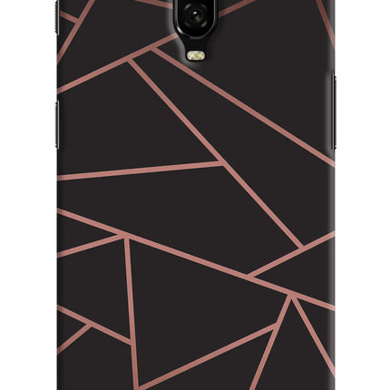 Geometric Pattern Oneplus 6T Hard Case Back Cover by Casekaro