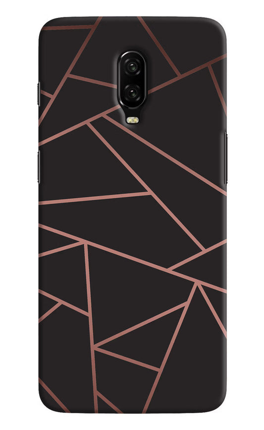 Geometric Pattern Oneplus 6T Hard Case Back Cover by Casekaro