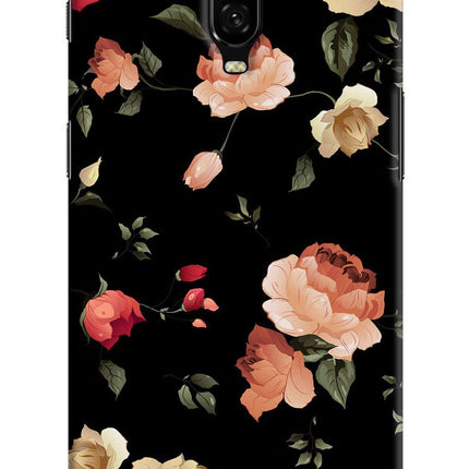 Flowers Oneplus 6T Hard Case Back Cover by Casekaro