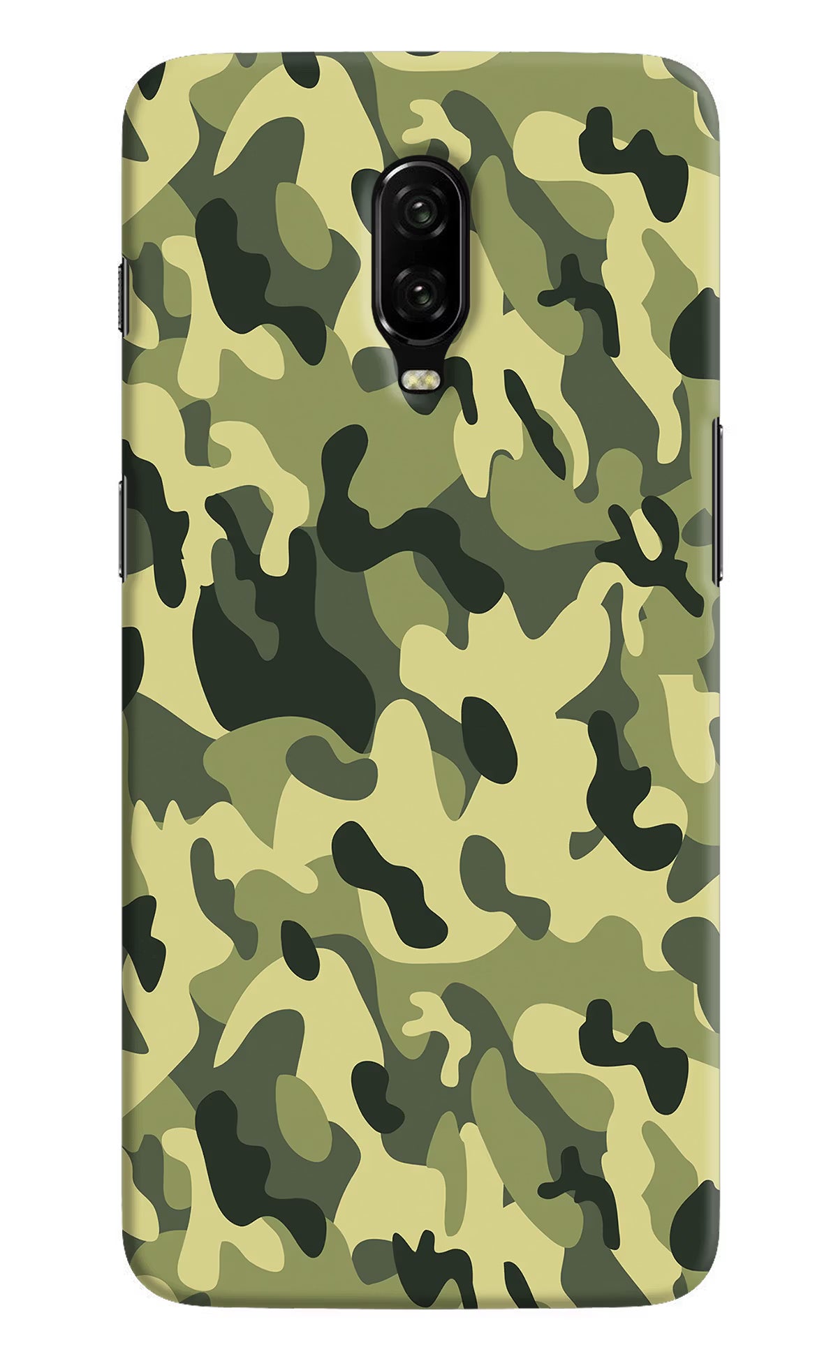 Camouflage Oneplus 6T Hard Case Back Cover by Casekaro