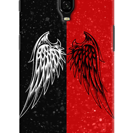 Wings Oneplus 6T Hard Case Back Cover by Casekaro