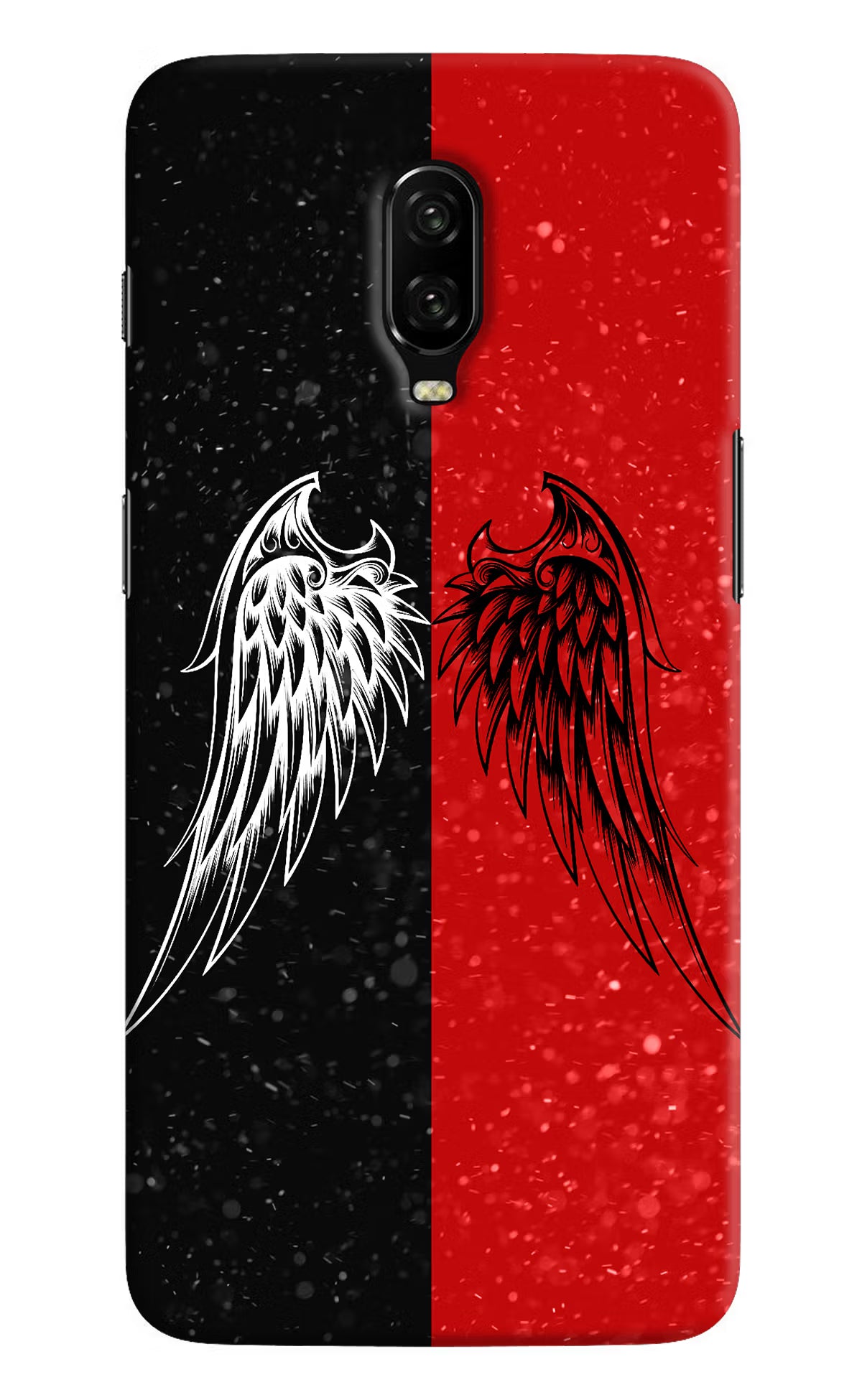 Wings Oneplus 6T Hard Case Back Cover by Casekaro