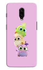 Cute Little Birds Oneplus 6T Hard Case Back Cover by Casekaro