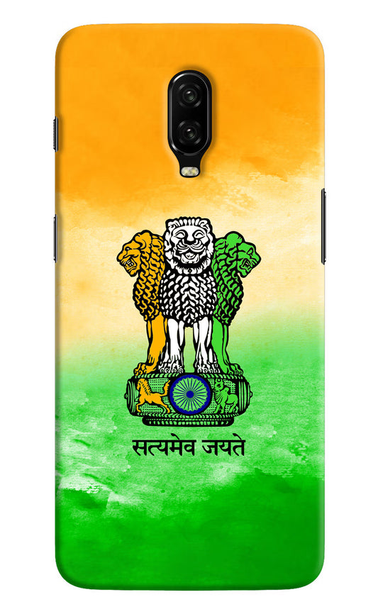 Satyamev Jayate Flag Oneplus 6T Hard Case Back Cover by Casekaro