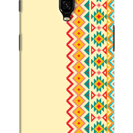 Ethnic Seamless Oneplus 6T Hard Case Back Cover by Casekaro