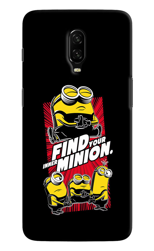 Find your inner Minion Oneplus 6T Hard Case Back Cover by Casekaro