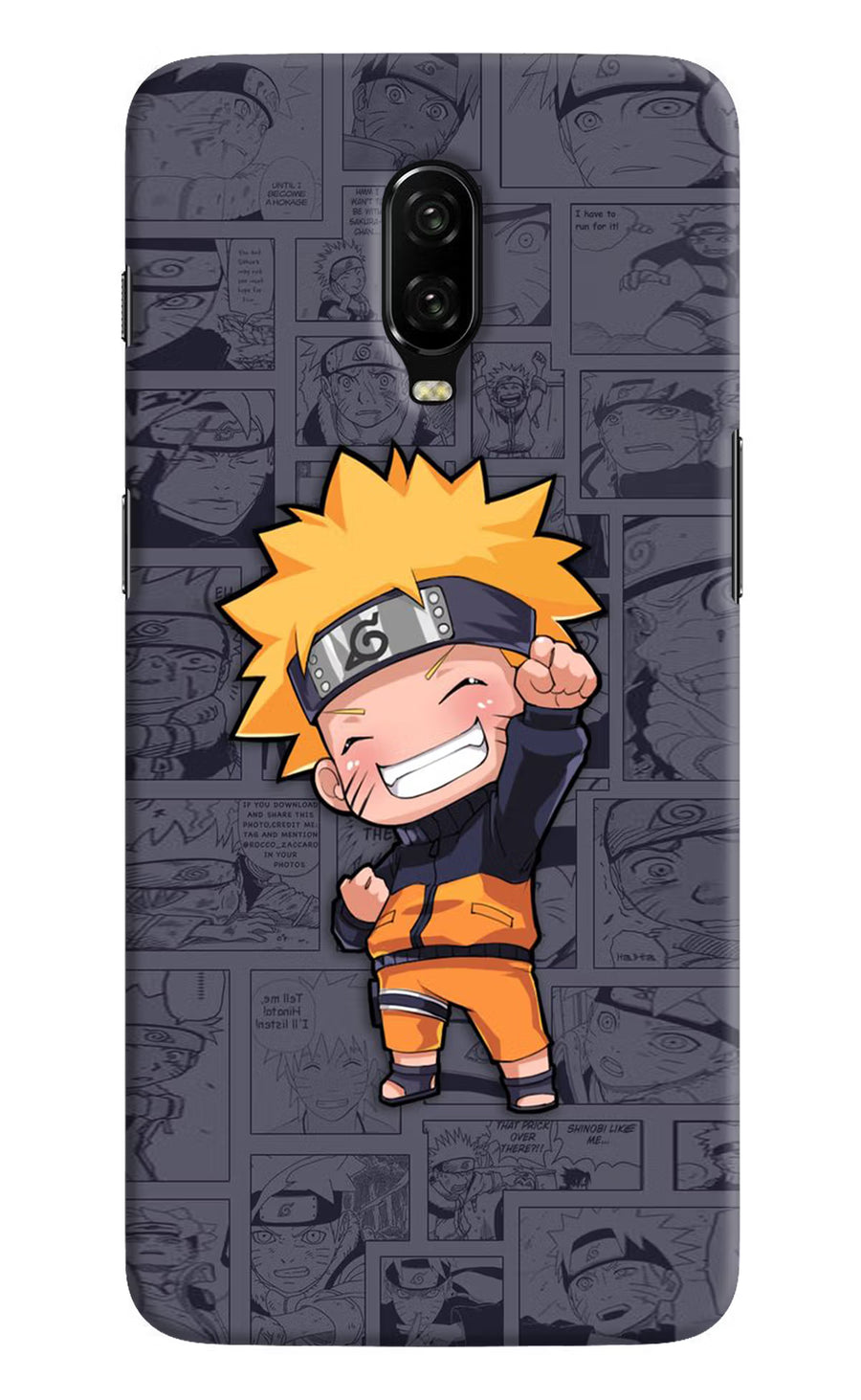 Chota Naruto Oneplus 6T Back Cover, Hard case