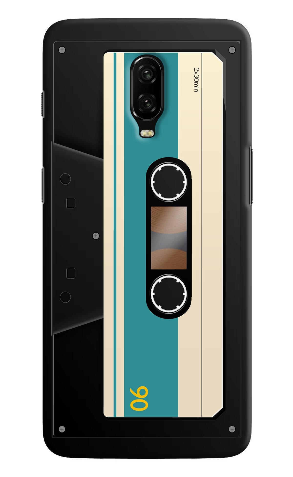 Cassette Oneplus 6T Hard Case Back Cover by Casekaro