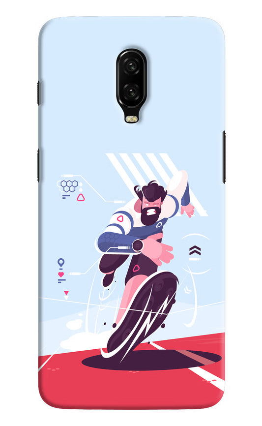 Run Pro Oneplus 6T Hard Case Back Cover by Casekaro