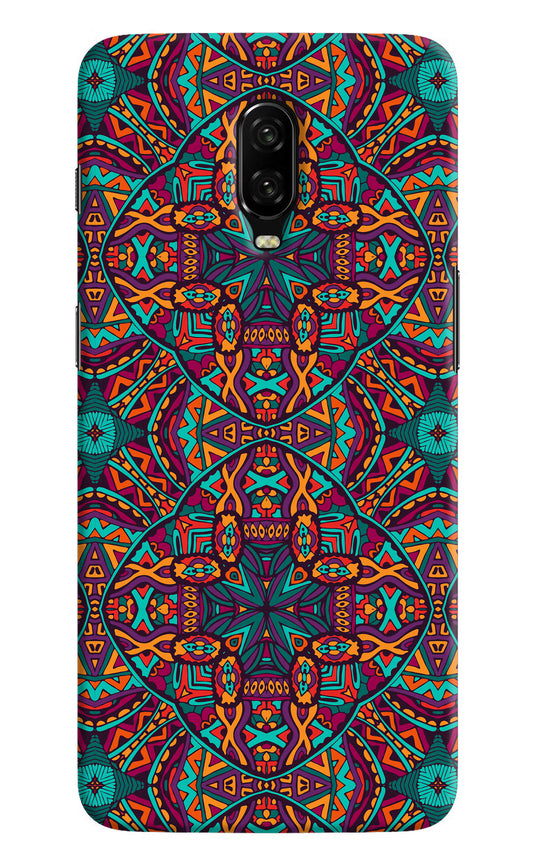 Colour Mandala Oneplus 6T Hard Case Back Cover by Casekaro