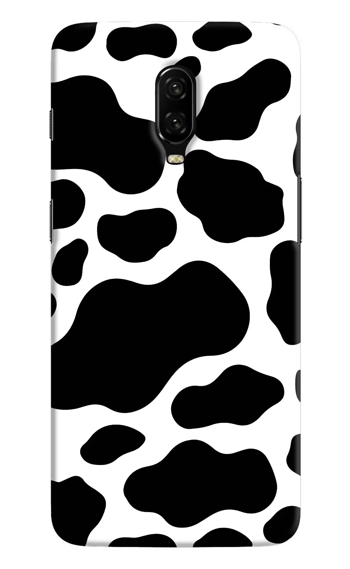 Cow Spots Oneplus 6T Hard Case Back Cover by Casekaro