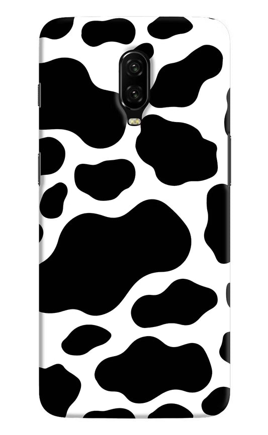 Cow Spots Oneplus 6T Hard Case Back Cover by Casekaro