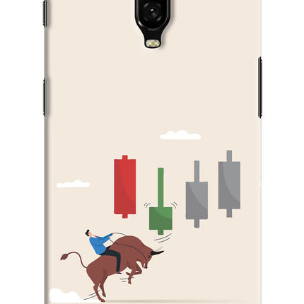 Bull Trading Momentum Oneplus 6T Hard Case Back Cover by Casekaro