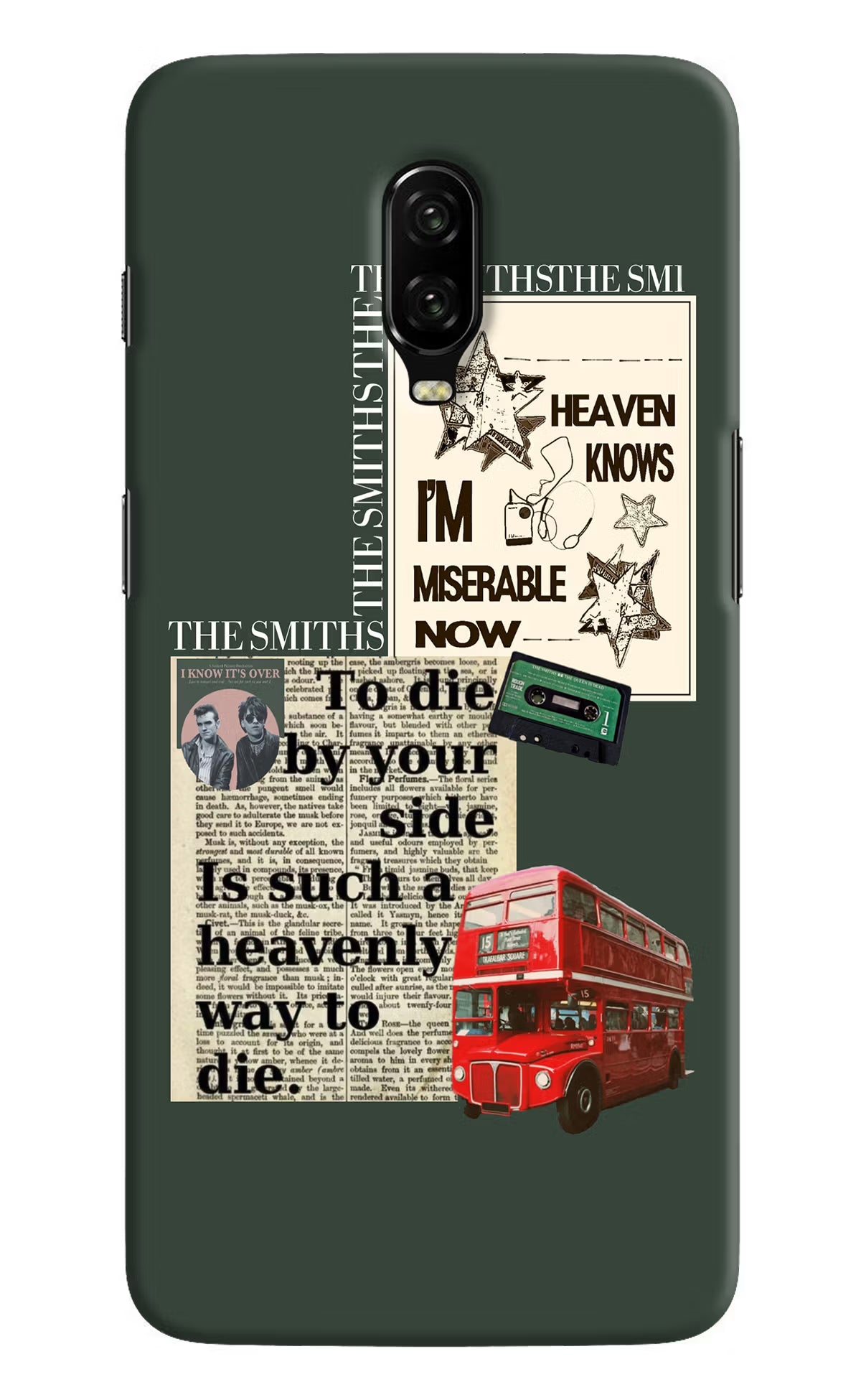 The Smiths Oneplus 6T Hard Case Back Cover by Casekaro
