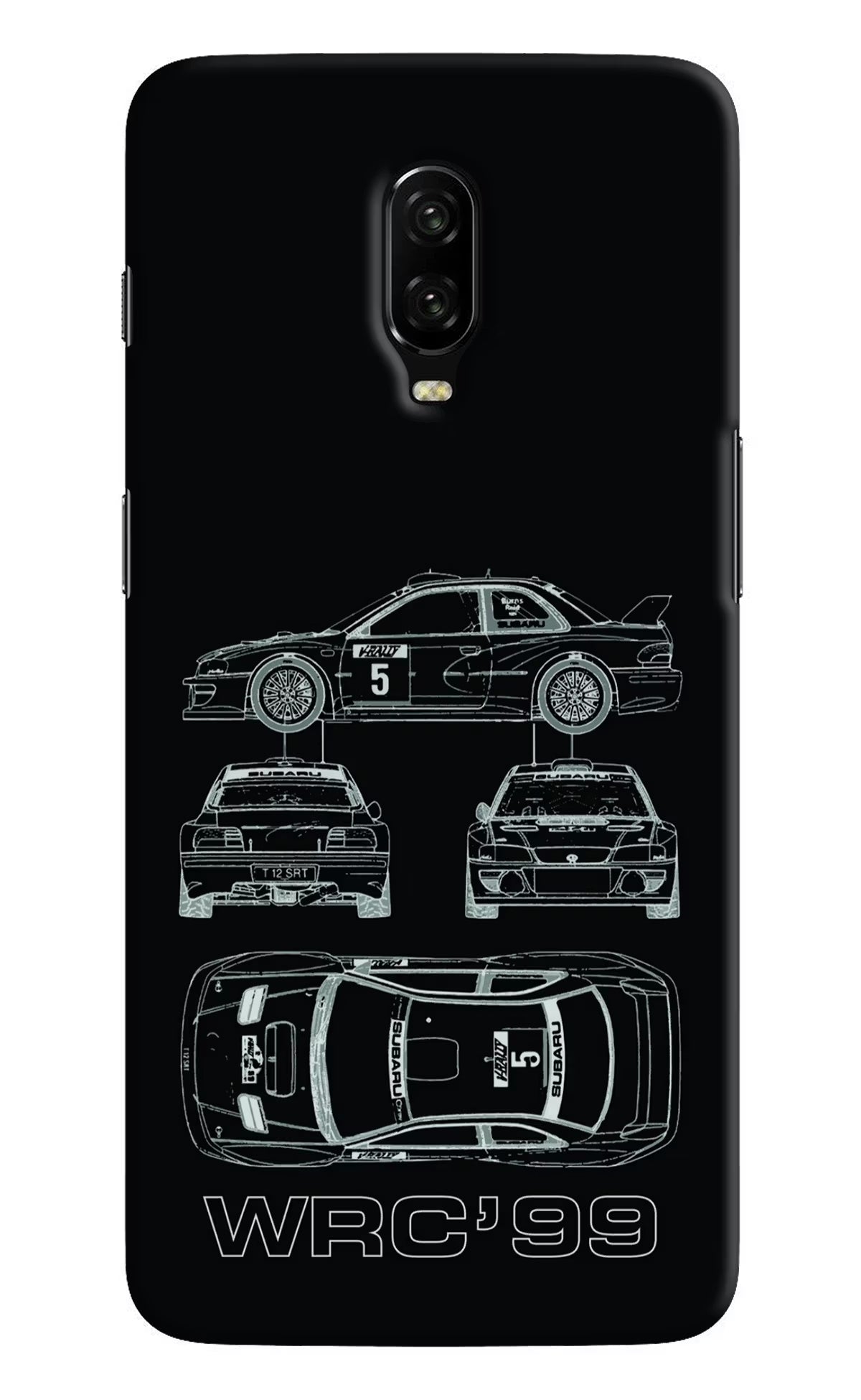 WRC'99 Oneplus 6T Hard Case Back Cover by Casekaro