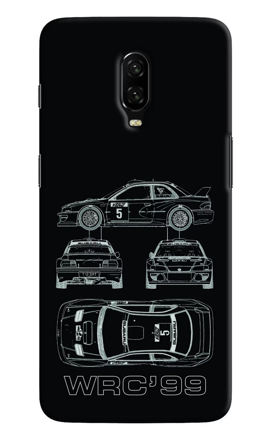 WRC'99 Oneplus 6T Back Cover, Hard case