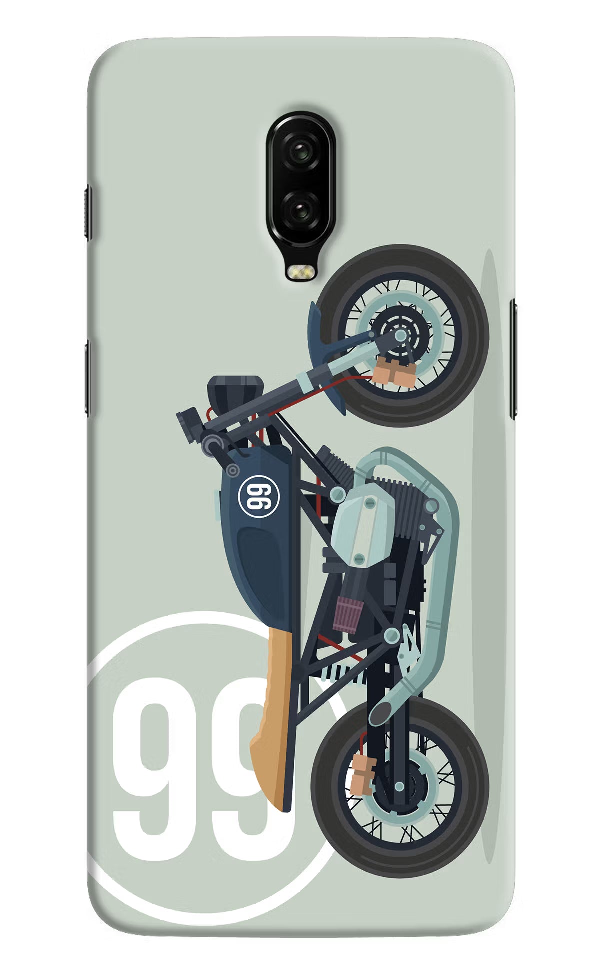 Classic Cafe Racer 99 Oneplus 6T Hard Case Back Cover by Casekaro