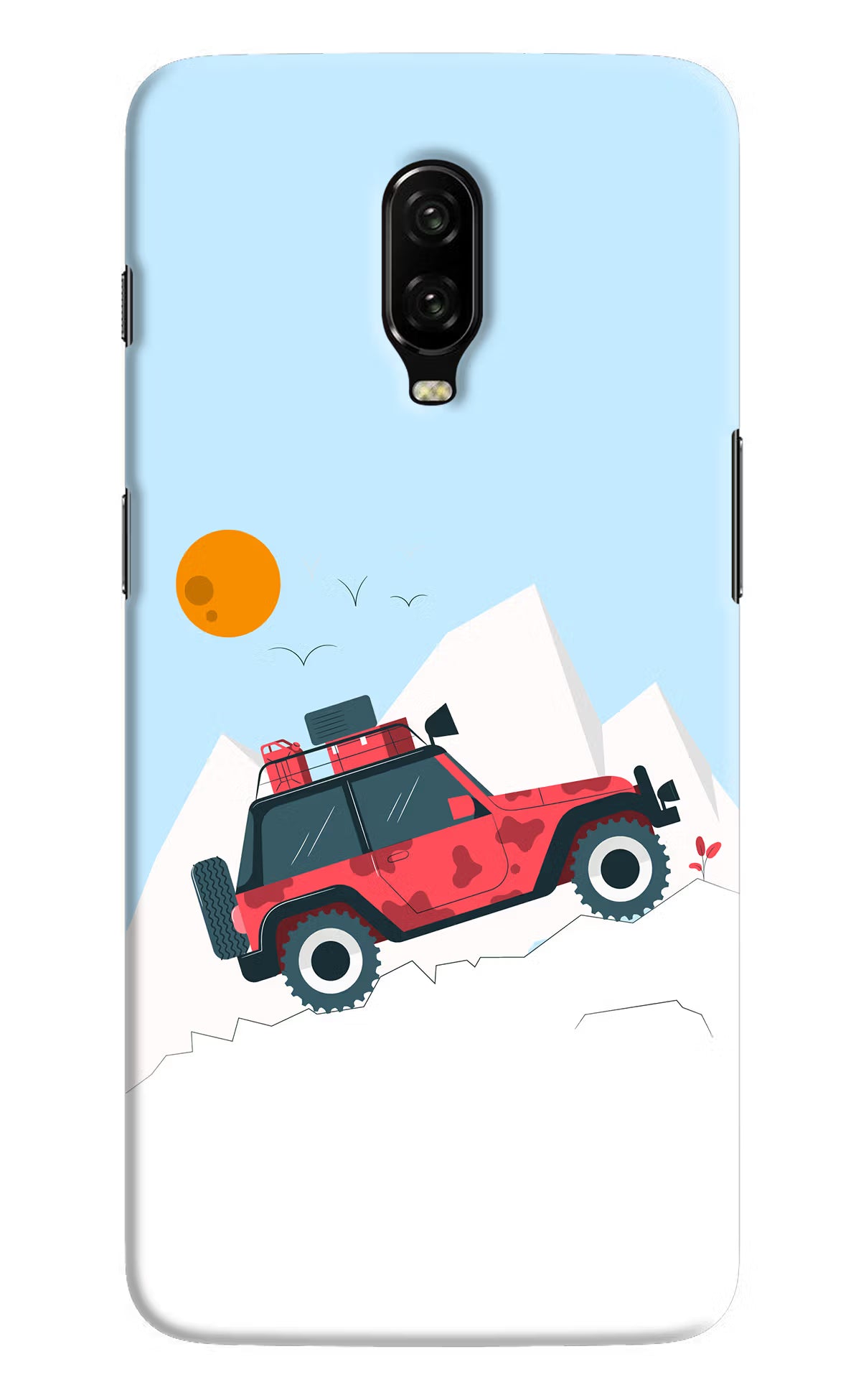 Mountain Trail Beast Oneplus 6T Hard Case Back Cover by Casekaro
