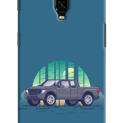 Retro Garage Vibe Oneplus 6T Hard Case Back Cover by Casekaro