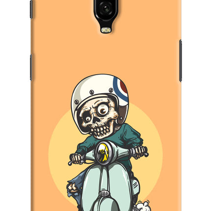 Undead Biker Oneplus 6T Hard Case Back Cover by Casekaro