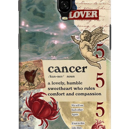 Cancer Zodiac Oneplus 6T Hard Case Back Cover by Casekaro
