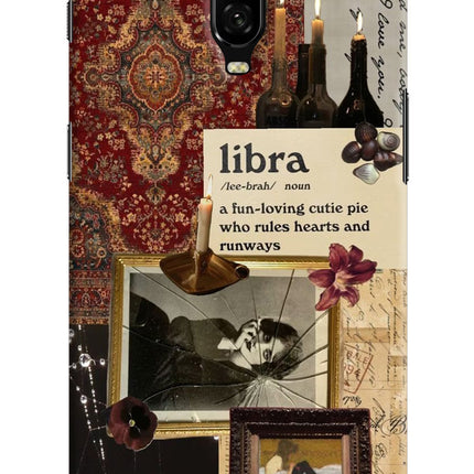 Libra Zodiac Oneplus 6T Hard Case Back Cover by Casekaro
