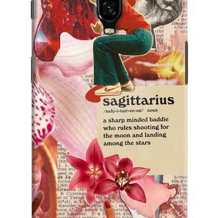 Sagittarius Zodiac Oneplus 6T Hard Case Back Cover by Casekaro