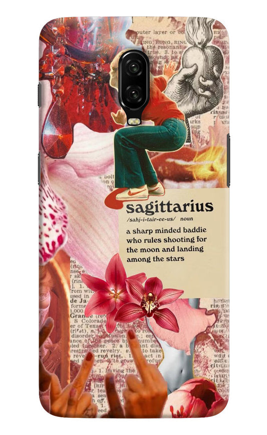 Sagittarius Zodiac Oneplus 6T Hard Case Back Cover by Casekaro