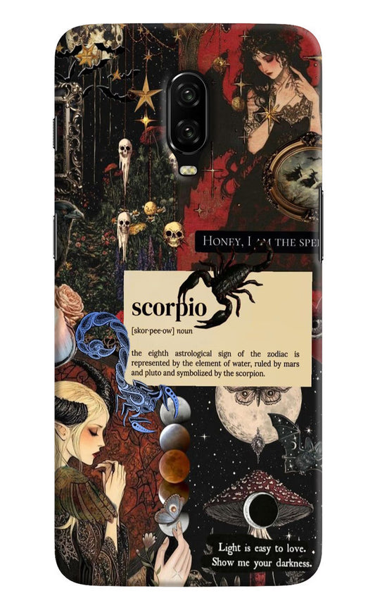 Scorpio Zodiac Oneplus 6T Hard Case Back Cover by Casekaro