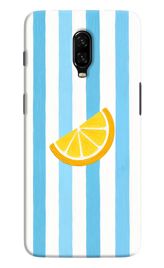 Summer Lemon Oneplus 6T Hard Case Back Cover by Casekaro