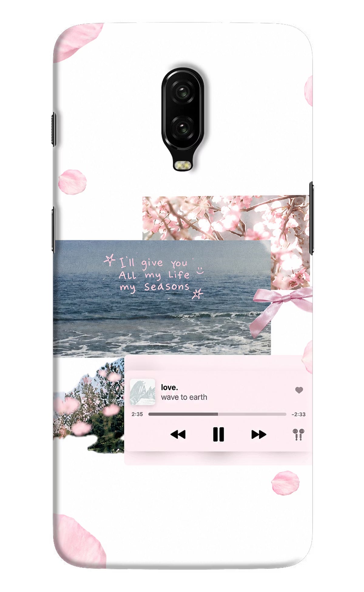 Wave to earth Oneplus 6T Back Cover