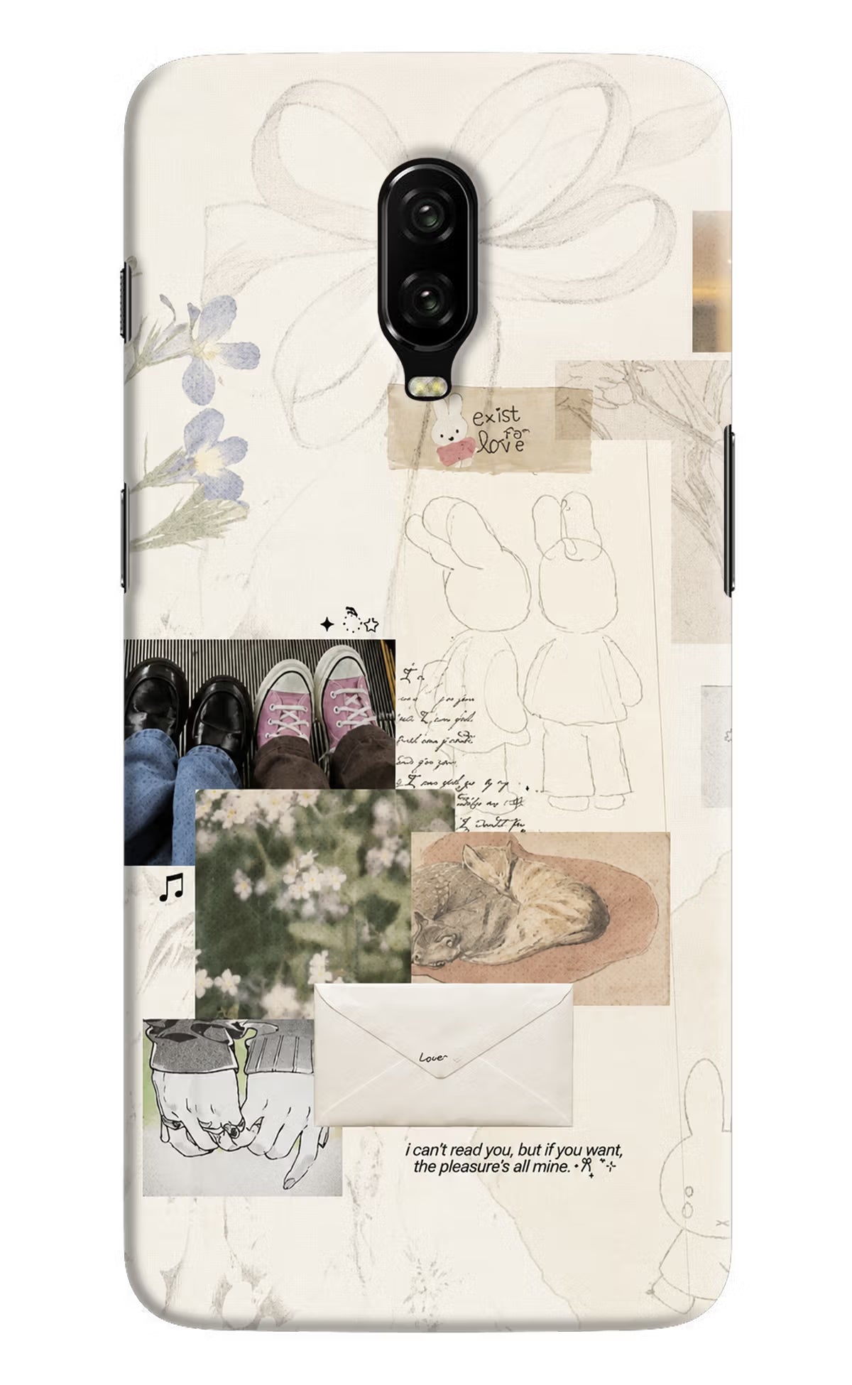 Soft Aesthetic Oneplus 6T Back Cover