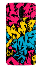Graffiti Vibe Oneplus 6T Hard Case Back Cover by Casekaro