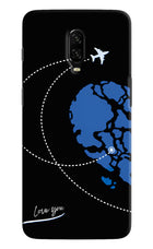 Love Orbit Oneplus 6T Hard Case Back Cover by Casekaro