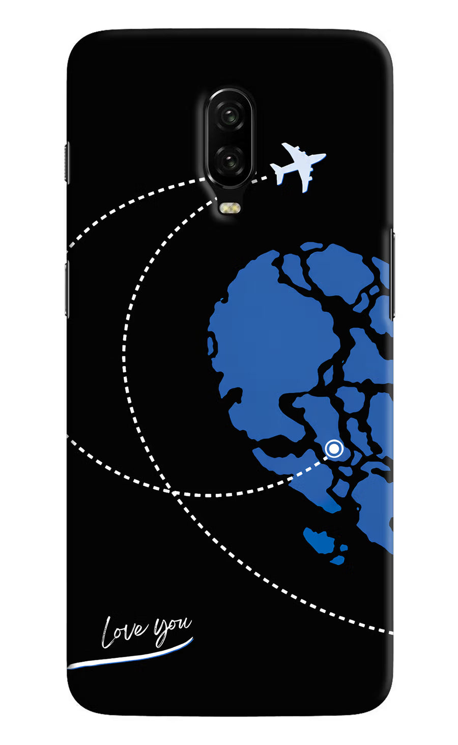 Love Orbit Oneplus 6T Back Cover, Hard case