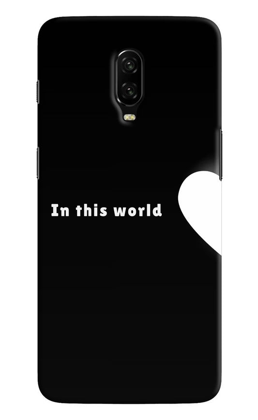 This World Oneplus 6T Back Cover