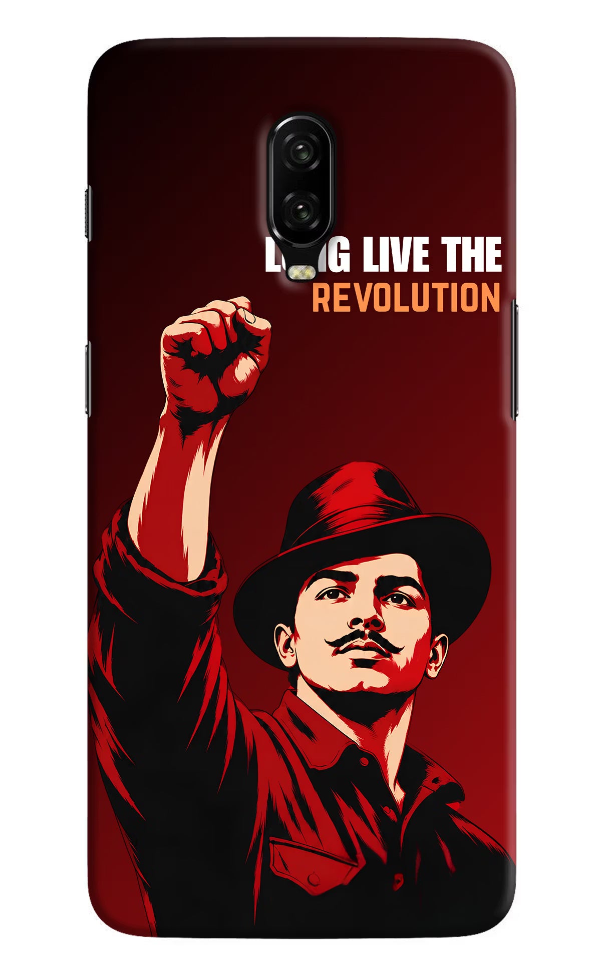 Bhagat Singh Revolution Oneplus 6T Back Cover