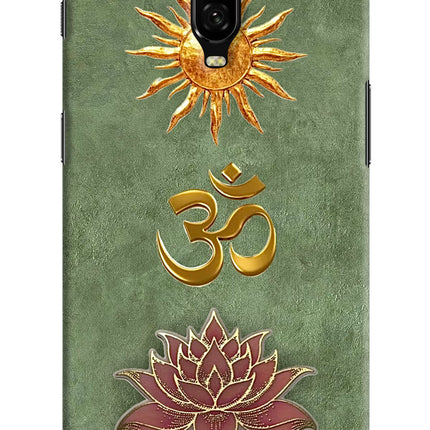 Om & Lotus Oneplus 6T Back Cover