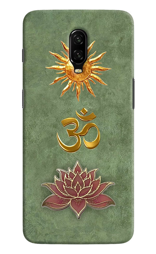 Om & Lotus Oneplus 6T Back Cover