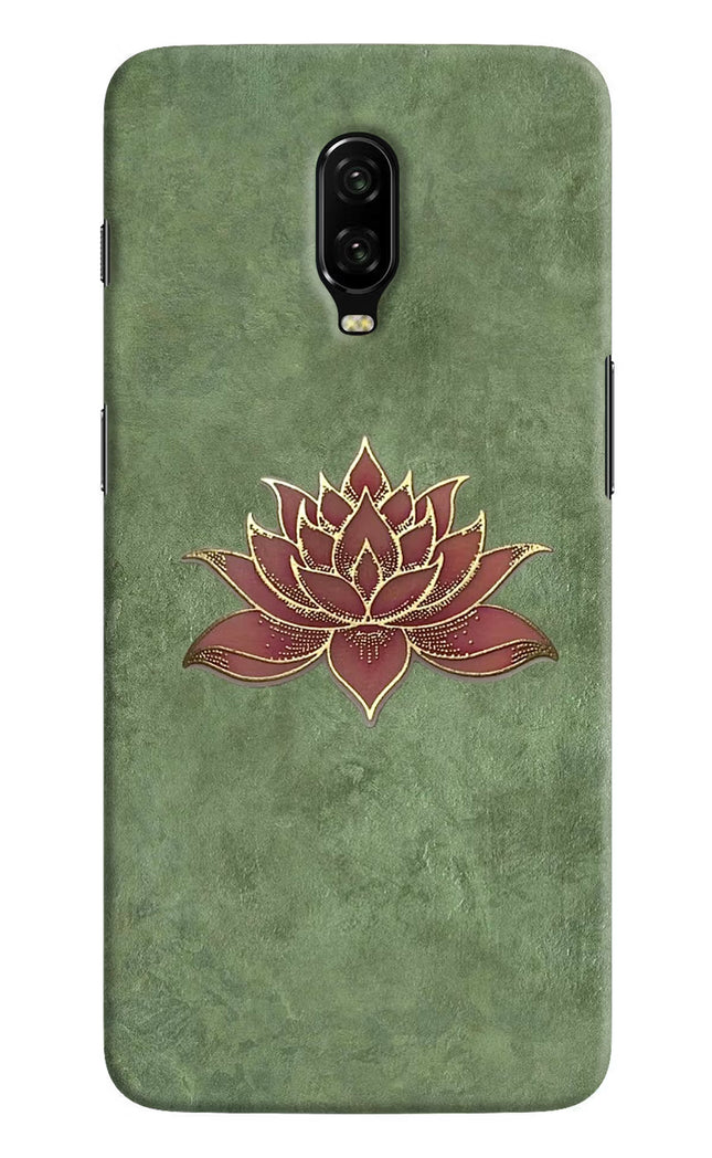 Lotus Grace Oneplus 6T Hard Case Back Cover by Casekaro
